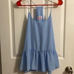Light blue tank top